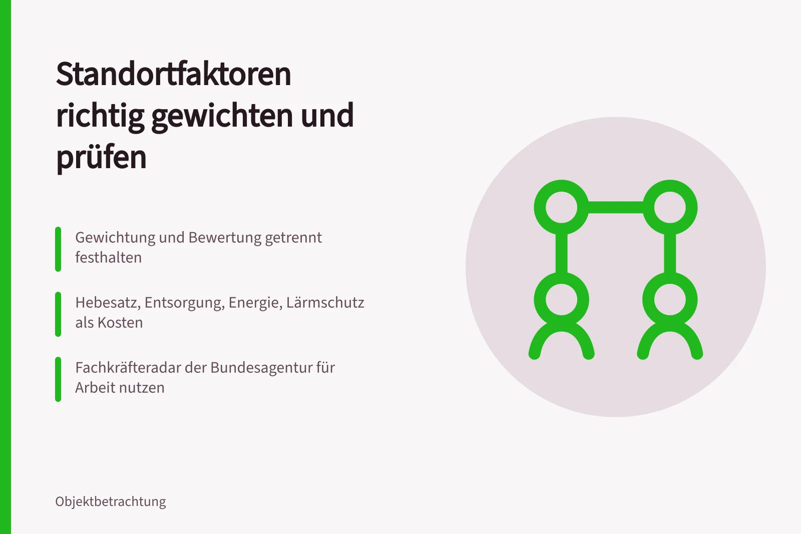Karte zu Standortfaktoren mit Gewichtung, Kosten und Fachkräfteradar
